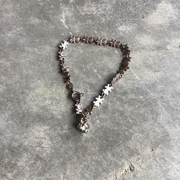 Girls Silver 925 Bear Design Link Bracelet - Picture 5 of 15